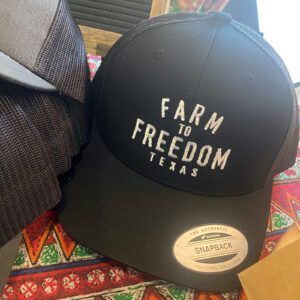 Farm to Freedom Trucker Cap - Black